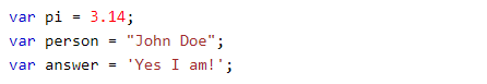 value types in javascript